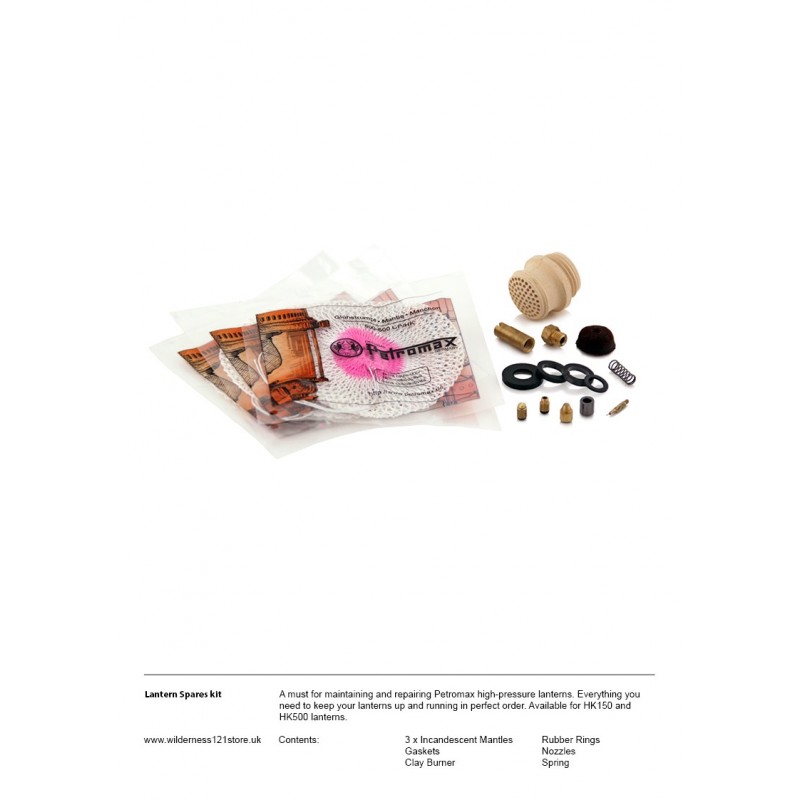 Petromax HK 500 Pressure Lantern Spares kit Petromax HK 500 Pressure Lantern Spares kit