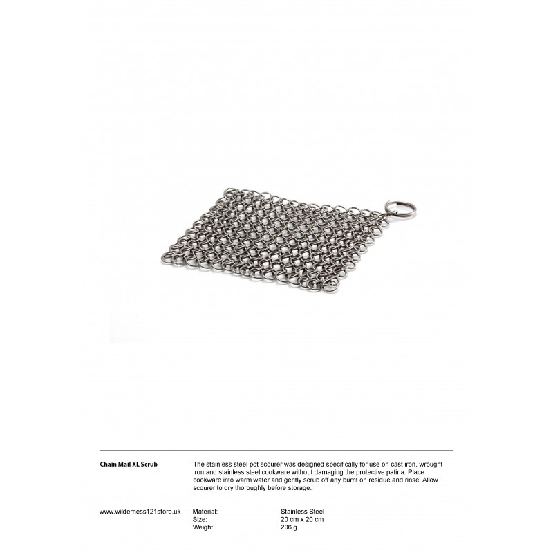Petromax Chain Mail Pot Scourer Scrubber Petromax Chain Mail Pot Scourer Scrubber
